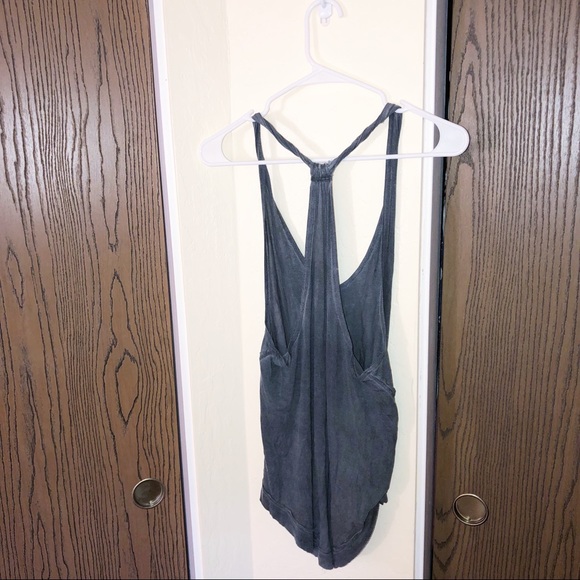 Free People | We The Free | Gray Burnout Tank | - Picture 2 of 8
